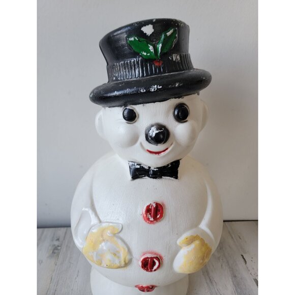 Vintage beco snowman RARE blow mold Xmas lawn decor - Picture 4 of 10